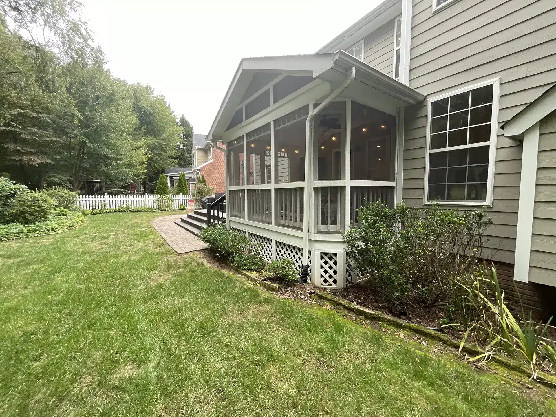 Deck construction at a Waxhaw, NC home